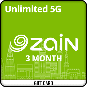 Zain Data 5G Unlimited - 3 Month KSA product image