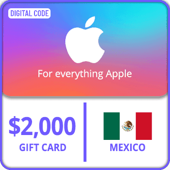 App Store & iTunes Gift Card 2000 MXN Mexico product image