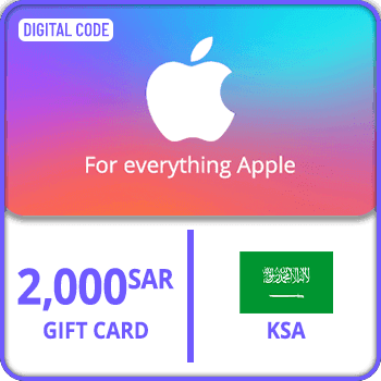 App Store & iTunes Gift Card 2000 SAR KSA product image