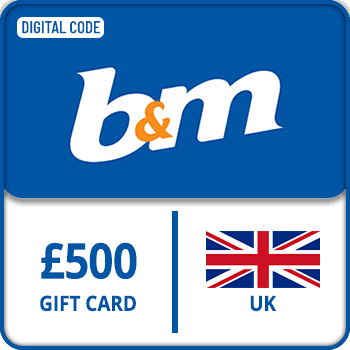 B&M Gift Card 500 GBP UK product image