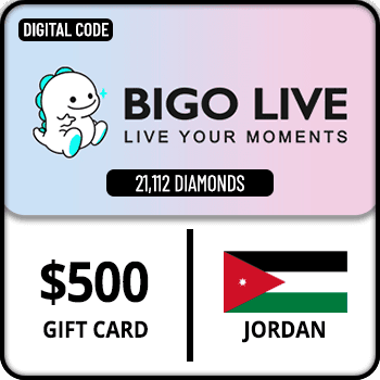 Bigo Live Gift Card 21112 Diamonds $500 Jordan product image