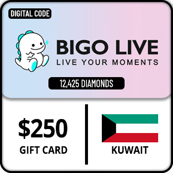 Bigo Live Gift Card 12425 Diamonds $250 Kuwait product image
