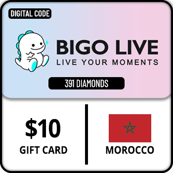 Bigo Live Gift Card 391 Diamonds $10 Morocco product image