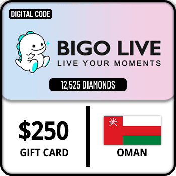 Bigo Live Gift Card 12525 Diamonds $250 Oman product image