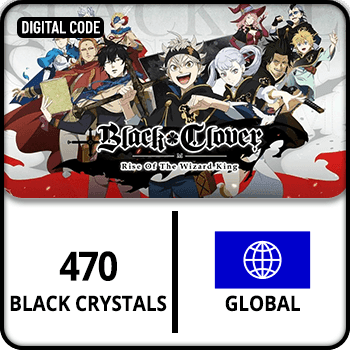 Black Clover Mobile (PINs) Black Crystal 470 GLOBAL product image
