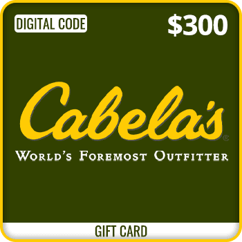 Cabela's Gift Card $300 Global product image