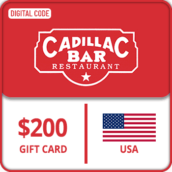 Cadillac Bar Gift Card $200 USA product image