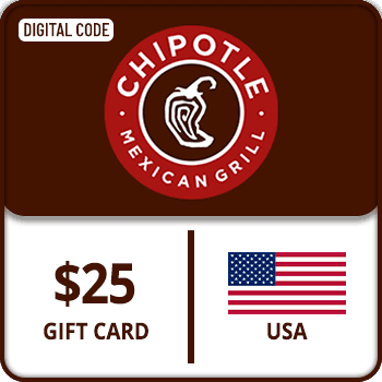 Chipotle eGift Voucher Gift Card $25 USA product image