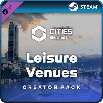 Cities Skylines II Creator Pack Leisure Venues PC DLC Steam Game Key Global product image