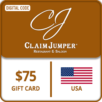 Claim Jumper Restaurant Gift Card $75 USA product image