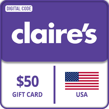 Claire's Purple Fabulous Gift Card $50 USA product image