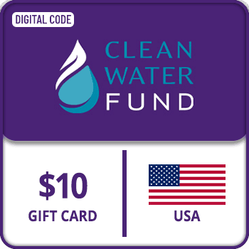 Clean Water Fund Gift Card $10 USA product image