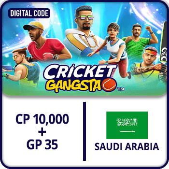 Cricket Gangsta CP Gift Card 10,000 + GP 35 KSA product image