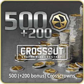 Crossout 500 (+200 bonus) Crosscrowns Gift Card Global product image