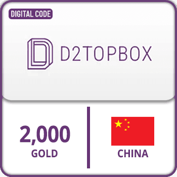 D2topbox Gift Card 2000 Gold China product image