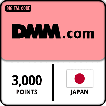 DMM.com Gift Card 3000 Points Japan product image