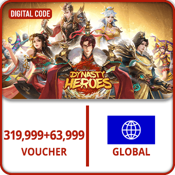 Dynasty Heroes Samkok Legend 319999+63999 Voucher GLOBAL product image