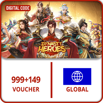 Dynasty Heroes Samkok Legend 999+149 Voucher GLOBAL product image