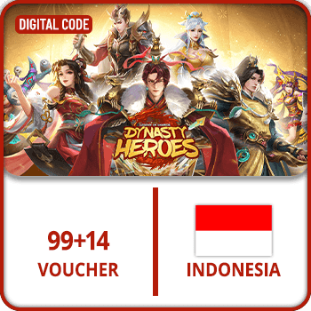 Dynasty Heroes Samkok Legend 99+14 Voucher INDONESIA product image