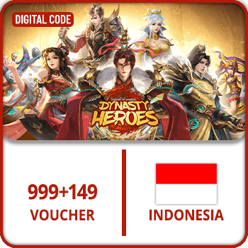 Dynasty Heroes Samkok Legend 999+149 Voucher INDONESIA product image