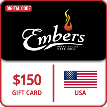 Embers Restaurant eGift Gift Card $150 USA product image