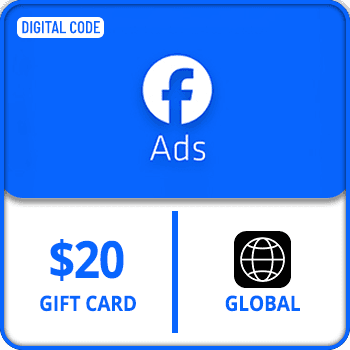 Rewarble Facebook Ads Gift Card $20 Global product image