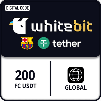 WhiteBit FC Barcelona Edition Gift Card 200 USDT Global product image
