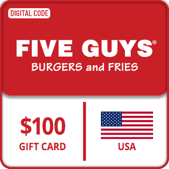 Five Guys Gift Card $100 USA product image