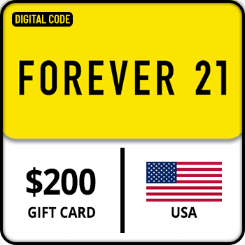 Forever 21 Gift Card $200 USA product image