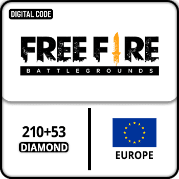 Free Fire Gift Card 210+53 Diamond Europe product image