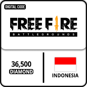 Free Fire Gift Card 36500 Diamond Indonesia product image