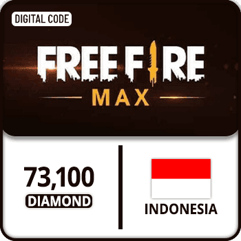 Free Fire Max Gift Card 73100 Diamond Indonesia product image