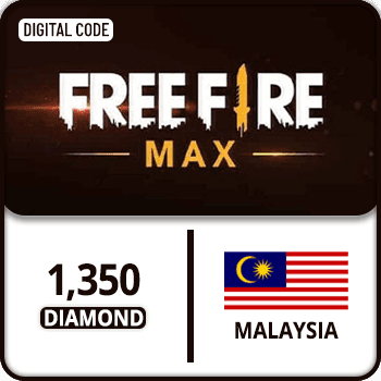 Free Fire Max Gift Card 1350 Diamond Malaysia product image