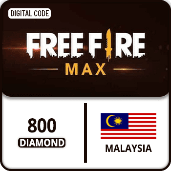 Free Fire Max Gift Card 800 Diamond Malaysia product image