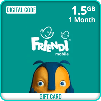 Friendi Data Gift Card 1.5GB 1M KSA product image