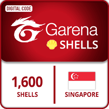 Garena Shells Gift Card 1600 Shells SINGAPORE product image