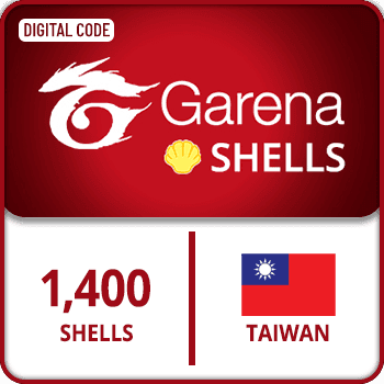 Garena Shells Gift Card 1400 Shells TAIWAN product image