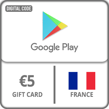 Google Play Gift Card 5 EUR France product image