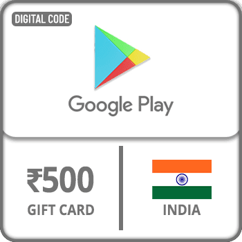 Google Play Gift Card 500 INR India product image