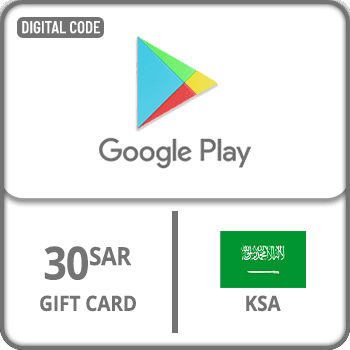 Google Play Gift Card 30 SAR KSA product image