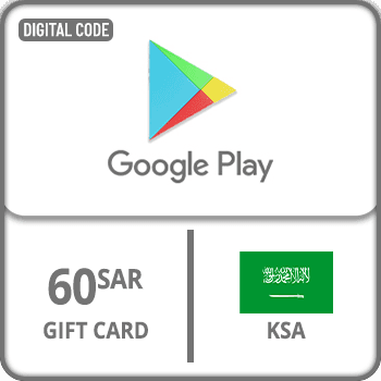 Google Play Gift Card 60 SAR KSA product image