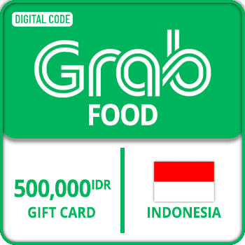 Grab Gift Card FOOD 500000 IDR INDONESIA product image