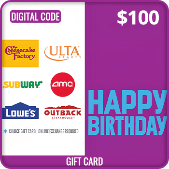 Happy Birthday Gift Card $100 Global product image