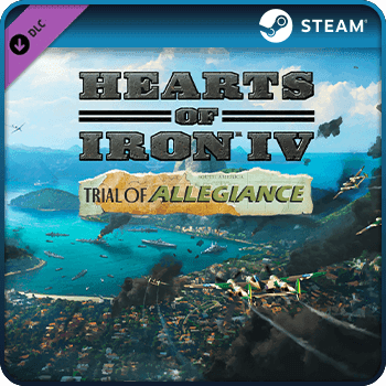 Hearts of Iron IV Trial of Allegiance PC DLC Steam Game Key Global product image