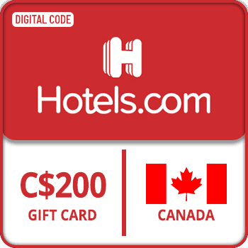 Hotels.com Gift Card 200 CAD CANADA product image