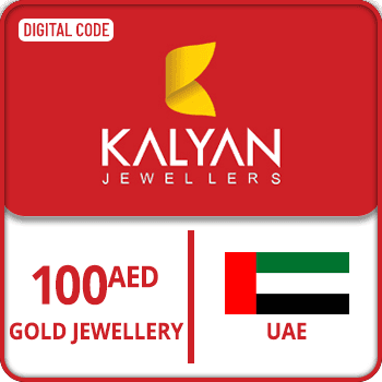 Kalyan Jewellers Gold Jewellery Gift Card 100 AED UAE product image