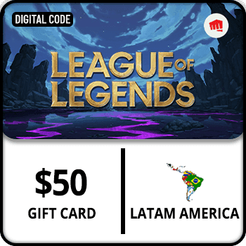 League of Legends Gift Card $50 LATIN AMERICA product image
