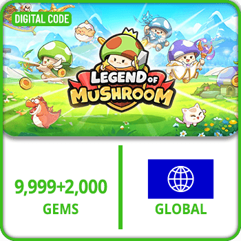 Legend of Mushroom Rush - SEA 9999+2000 Gems GLOBAL product image