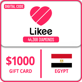 Likee Gift Card 44368 Diamonds $1000 Egypt product image