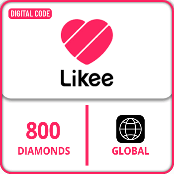Likee Gift Card 800 Diamonds Global product image